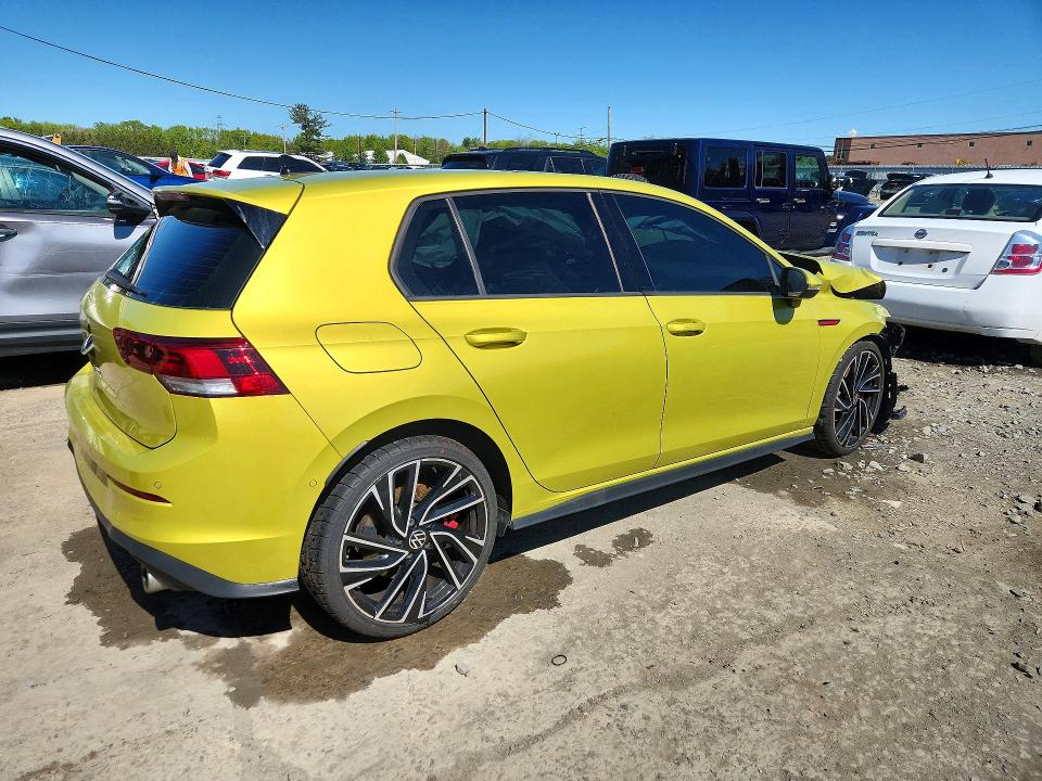 2022 Volkswagen Gti VIN WVW687CD4NW120673 COPART salvage auction — FRONT END, Nj - Cert Of Title-Slvg Lemon Law, sold $2,350 on 2026-07-08 (photo 3)