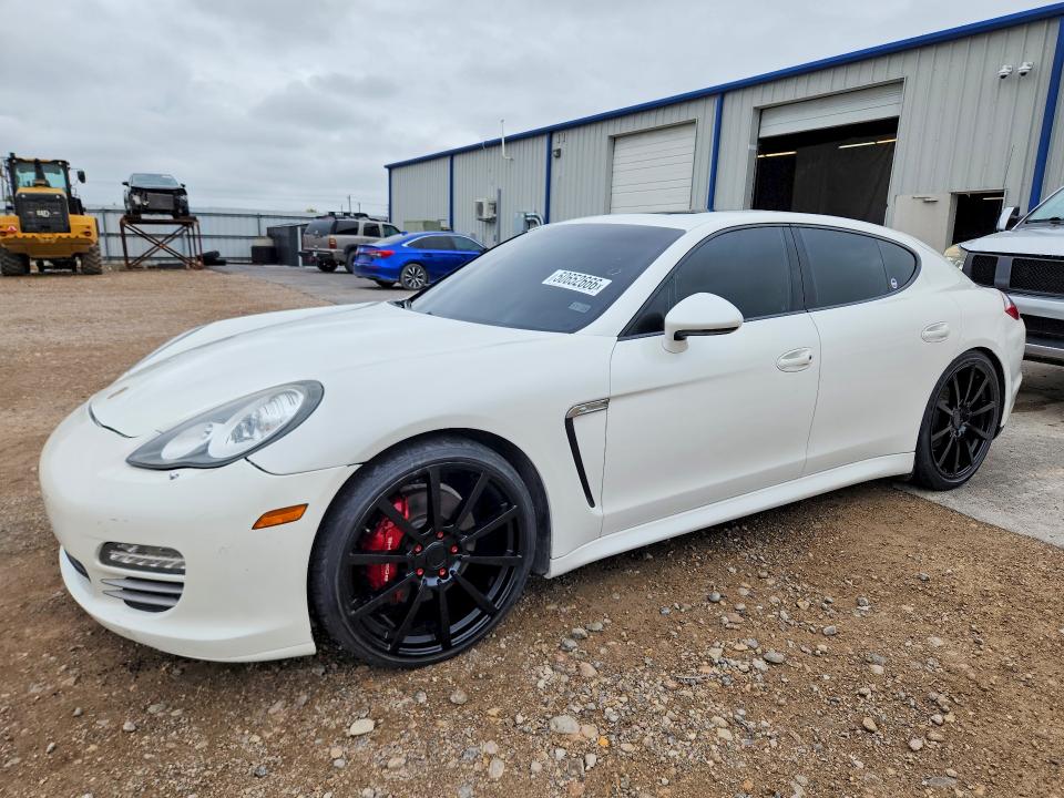 2011 Porsche Panamera VIN WP0AA2A74BL011156 COPART salvage auction — DAMAGE HISTORY, Tx - Cert Of Title-Rebuilt Salvage, sold $5,000 on 2026-07-27 (photo 1)