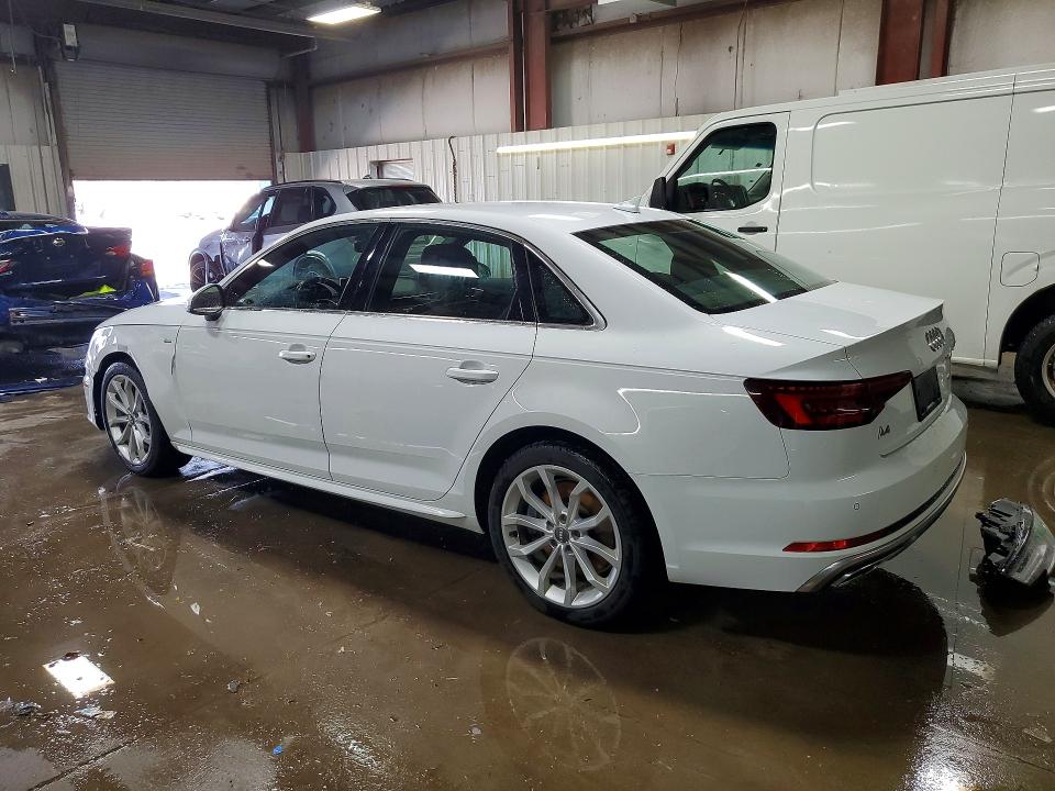 2019 Audi A4 VIN WAUENAF48KN006235 COPART salvage auction — SIDE, IL - SALVAGE CERTIFICATE, sold $6,200 on 2026-07-07 (photo 2)