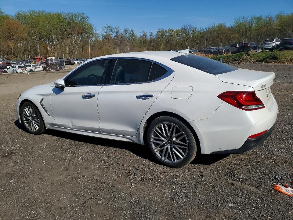 2021 Genesis G70 VIN KMTG64LA5MU079724 COPART salvage auction — SIDE, Salvage Title, sold $125 on 2026-07-21 (photo 2)