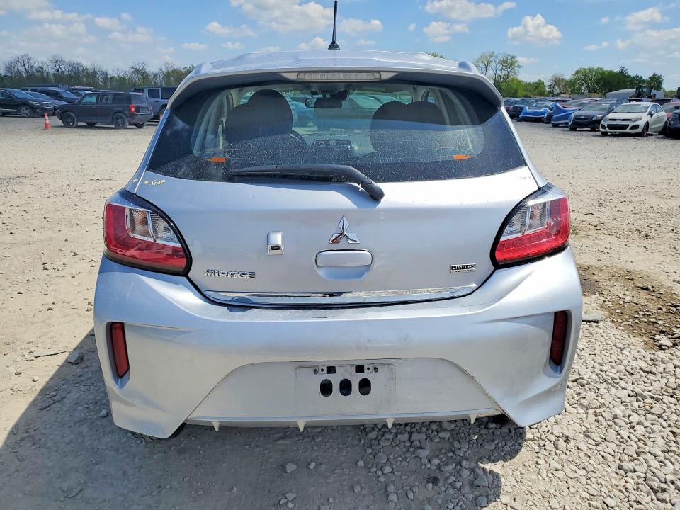2024 Mitsubishi Mirage VIN ML32AUHJ9RH000414 COPART salvage auction — REAR END, OH - CERT OF TITLE-SALVAGE, sold $5,100 on 2026-07-24 (photo 6)