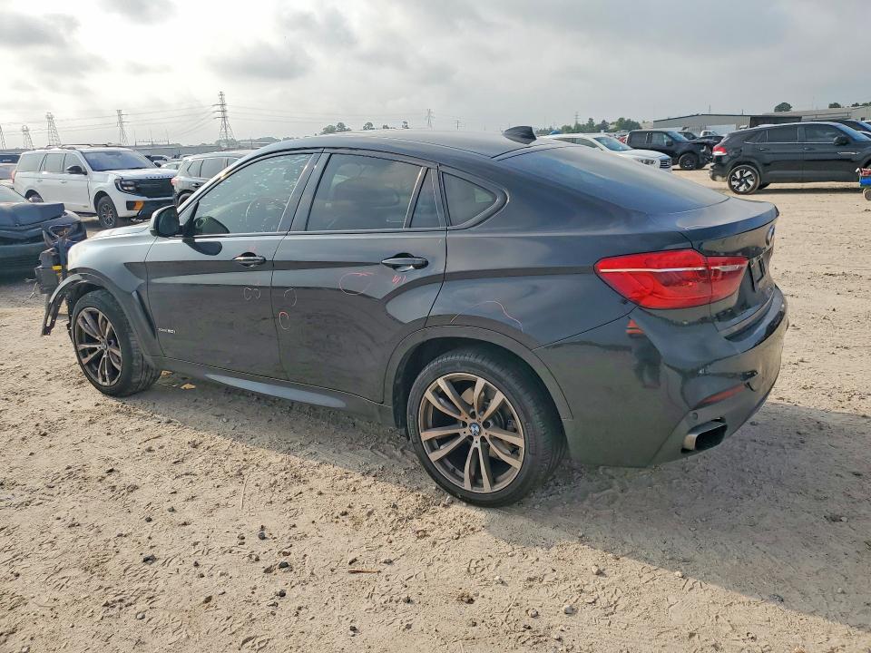 2016 BMW X6 VIN 5UXKU6C57G0R33829 COPART salvage auction — FRONT END, Tx - Salvage Vehicle Title, sold $5,300 on 2026-07-24 (photo 2)
