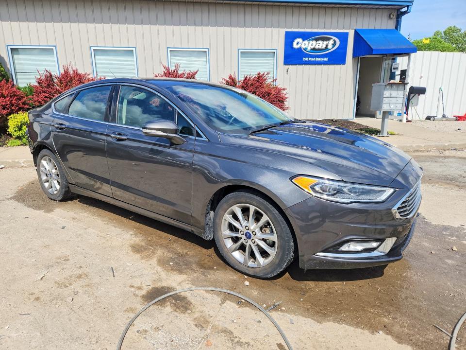 2017 Ford Fusion VIN 3FA6P0HD5HR372741 COPART salvage auction — REAR END, Ky - Bill Of Sale/Part Only/No Titl, sold $1,600 on 2026-07-06 (photo 4)