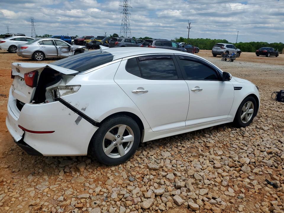 2015 Kia Optima VIN KNAGM4A75F5649694 COPART salvage auction — REAR END, Nc - Salvage Certificate Of Title, sold $200 on 2026-07-27 (photo 3)