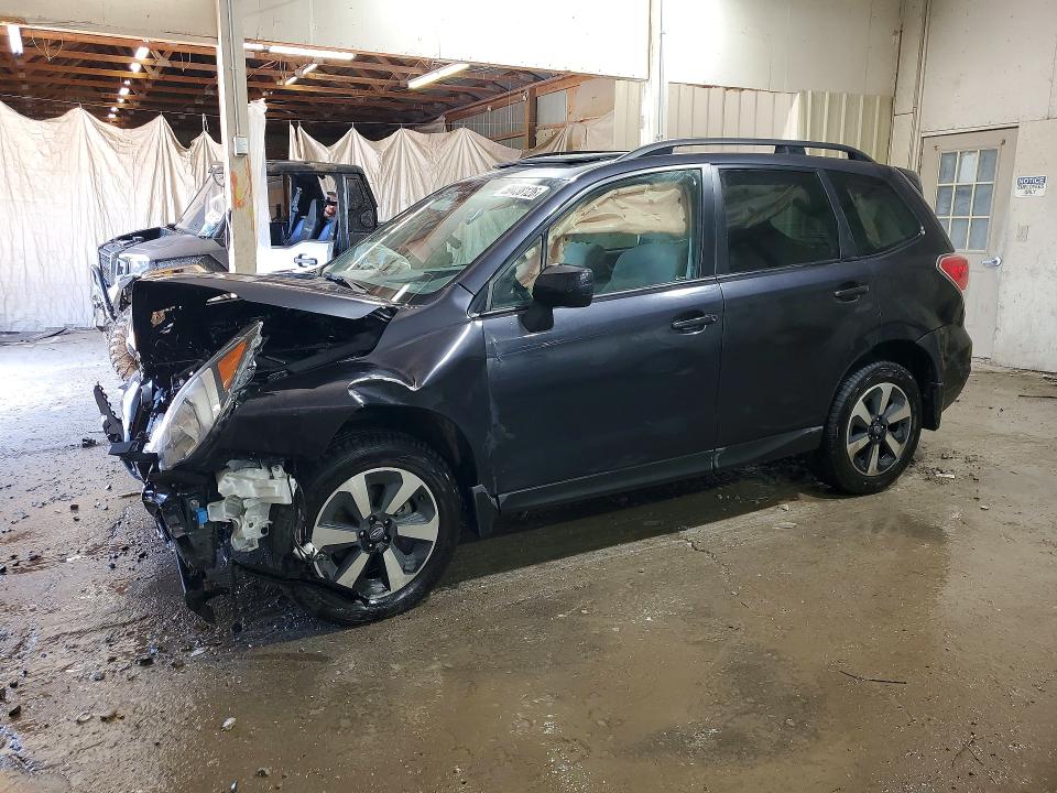 2018 Subaru Forester VIN JF2SJAGC7JH525573 COPART salvage auction — FRONT END, Tn - Salvage Certificate, sold $150 on 2026-07-28 (photo 1)