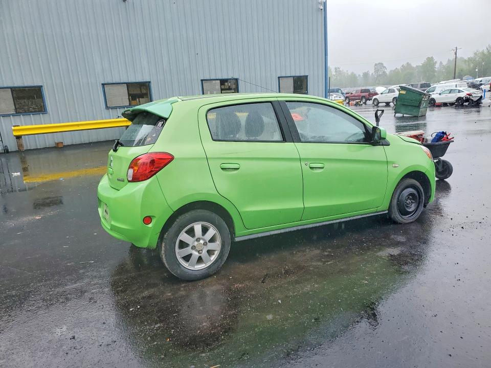 2014 Mitsubishi Mirage VIN ML32A4HJ9EH007082 COPART salvage auction — FRONT END, Or - Lien Papers Salvage, sold $500 on 2026-07-13 (photo 3)