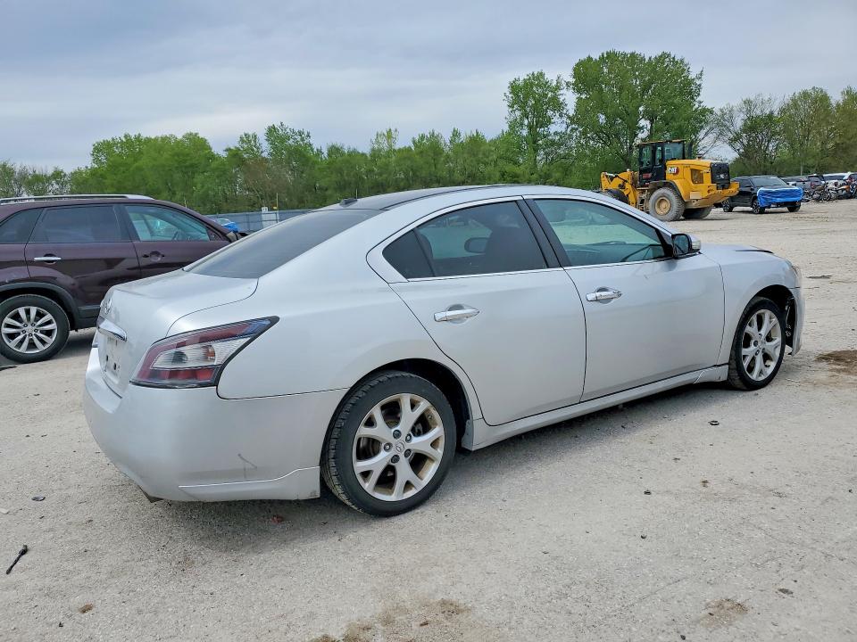 2014 Nissan Maxima VIN 1N4AA5AP0EC492860 COPART salvage auction — FRONT END, Ia - Cert Of Title-Salvage Title, sold $175 on 2026-07-10 (photo 3)