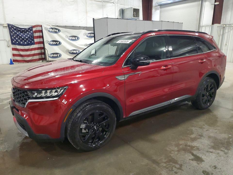 2021 Kia Sorento VIN 5XYRLDLC8MG071197 — COPART salvage auction photo