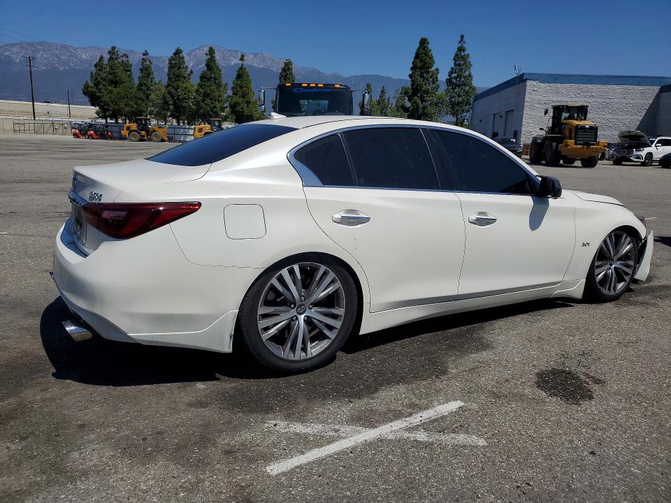 2019 Infiniti Q50 VIN JN1EV7AR1KM553333 COPART salvage auction — UNDERCARRIAGE, Ca - Salvage Certificate, sold $5,300 on 2026-07-07 (photo 3)