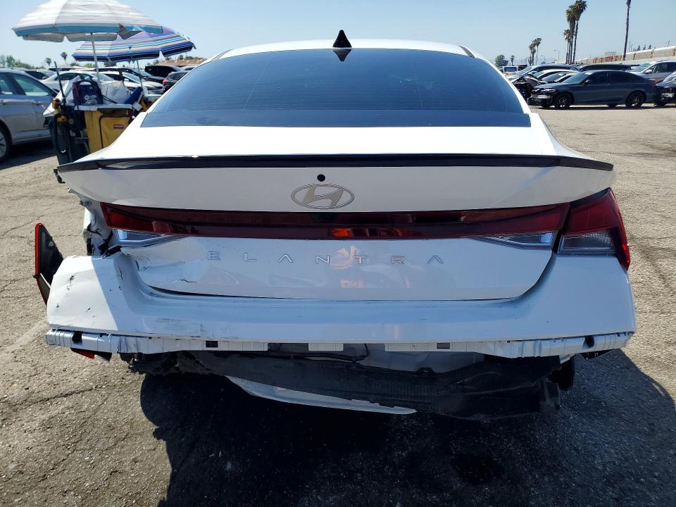 2025 Hyundai VIN KMHLM4DGXSU037418 COPART salvage auction — REAR END, Ca - Salvage Certificate, sold $6,300 on 2026-07-10 (photo 6)