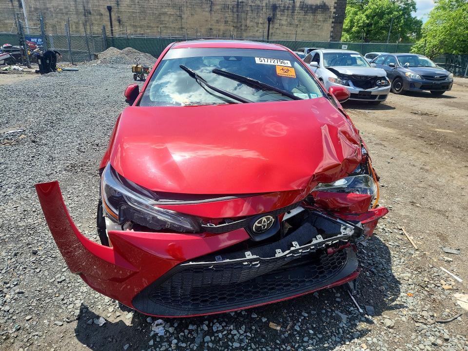 2020 Toyota VIN JTDHPRAE4LJ003690 COPART salvage auction — SIDE, Md - Certificate Of Title, sold $2,050 on 2026-07-16 (photo 5)