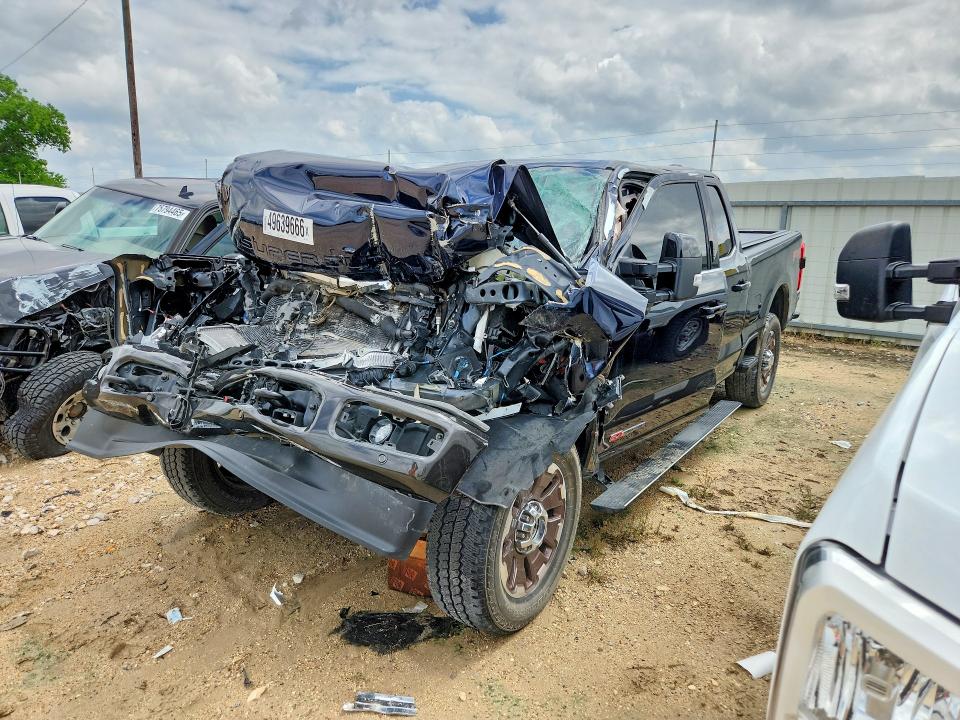 2024 Ford F-250 super duty VIN 1FT8W2BM6REF31815 COPART salvage auction — FRONT END, Tx - Salvage Vehicle Title, sold $14,700 on 2026-07-08 (photo 1)
