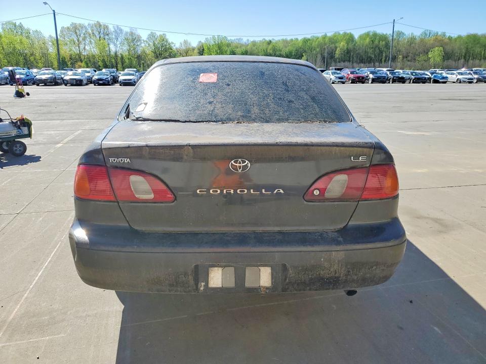 2000 Toyota Corolla VIN 2T1BR12E9YC283898 COPART salvage auction — FRONT END, Tx - Salvage Vehicle Title, sold $350 on 2026-07-09 (photo 6)