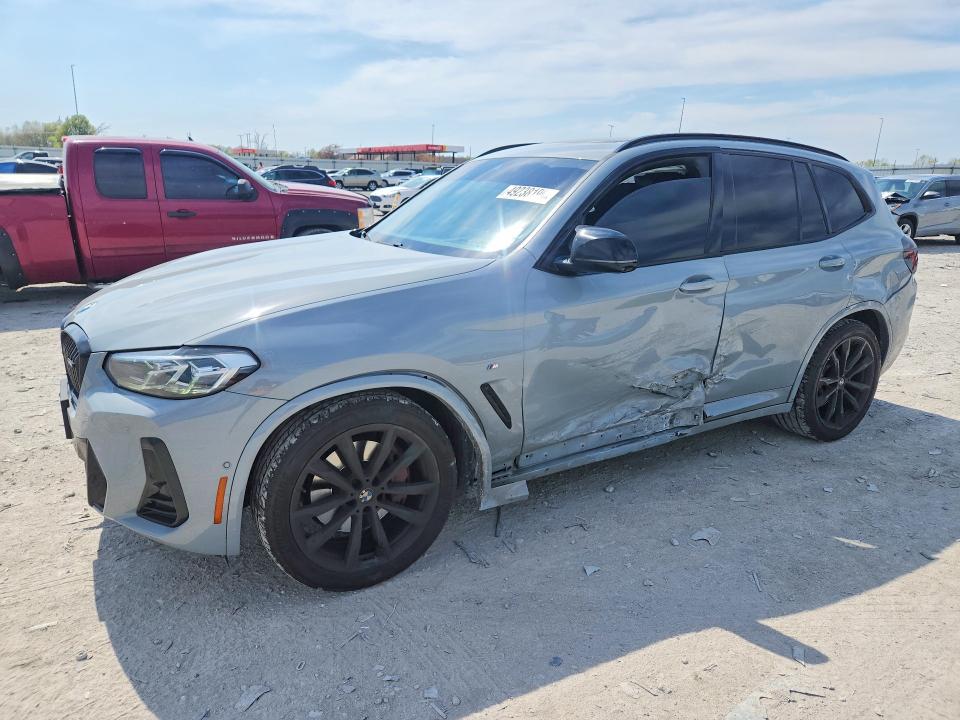 2023 BMW X3 VIN 5UX83DP01P9P33878 COPART salvage auction — SIDE, Il - Salvage Certificate, sold $24,500 on 2026-07-06 (photo 1)