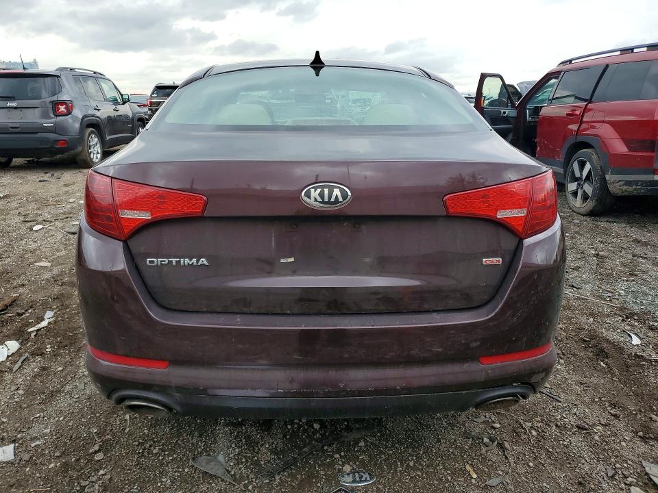 2013 Kia Optima VIN 5XXGM4A73DG099388 COPART salvage auction — FRONT END, Il - Salvage Certificate, sold $225 on 2026-07-10 (photo 6)