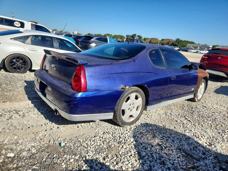 2007 Chevrolet Monte carlo VIN 2G1WL16C279311110 COPART salvage auction — FRONT END, FL - CERT OF TITLE-REBUILT, sold $325 on 2026-07-02 (photo 3)