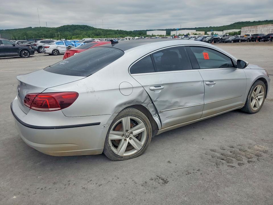 2014 Volkswagen Passat cc VIN WVWBN7AN3EE527389 COPART salvage auction — REAR END, Ok - Certificate Of Title, sold $600 on 2026-07-17 (photo 3)