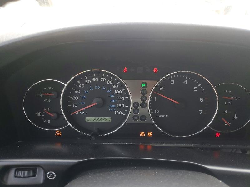 2006 Toyota Land cruiser VIN JTEHT05J362098333 COPART salvage auction — FRONT END, Tn - Salvage Certificate, sold $8,200 on 2026-07-30 (photo 9)