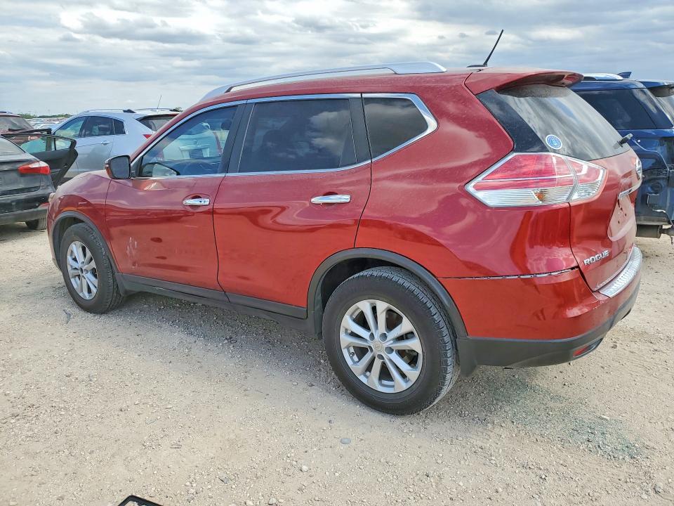 2016 Nissan VIN KNMAT2MT3GP610164 COPART salvage auction — REAR END, Tx - Salvage Vehicle Title, sold $1,950 on 2026-07-02 (photo 2)