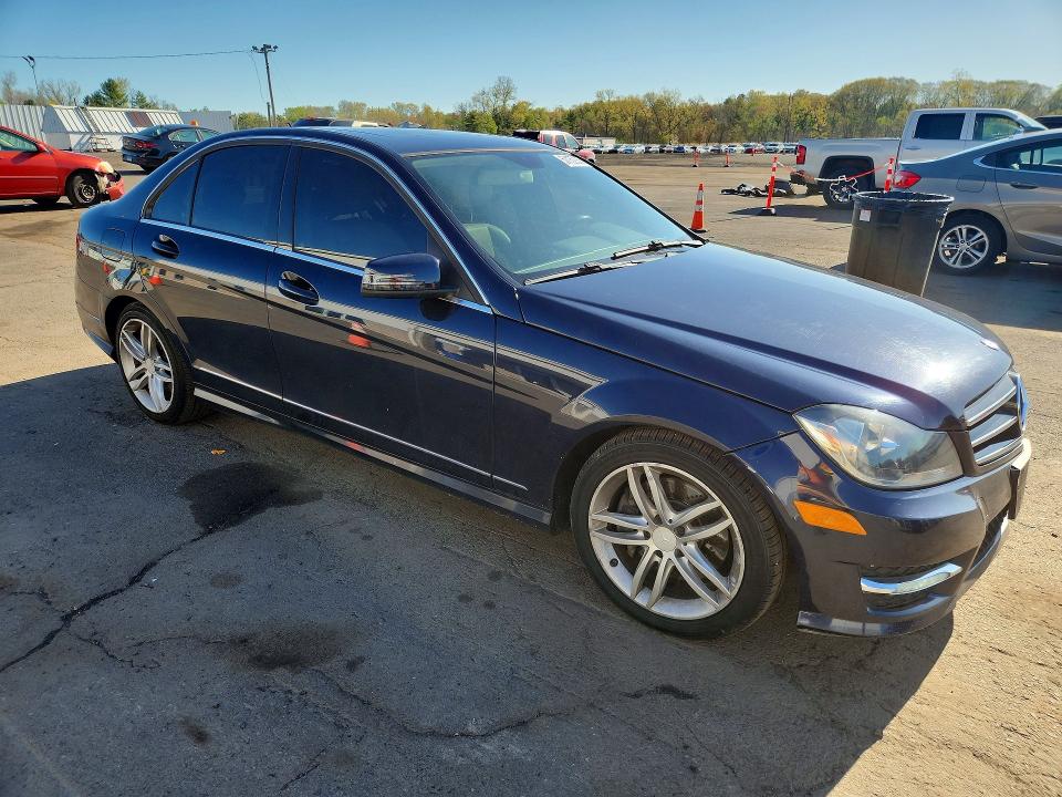 2014 Mercedes-benz C-klasse VIN WDDGF8AB1EA907682 COPART salvage auction — REAR END, Ct - Cert Of Title-Salvage, sold $1,700 on 2026-07-10 (photo 4)