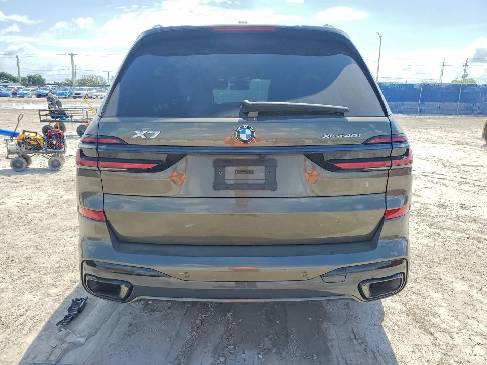 2025 BMW X7 VIN 5UX23EM04S9Y67938 COPART salvage auction — FRONT END, FL, sold $1,100 on 2026-07-29 (photo 6)