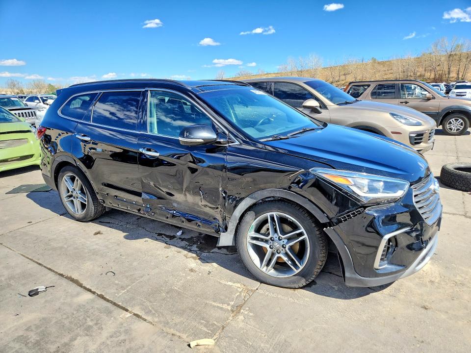 2019 Hyundai Santa fe VIN KM8SRDHF4KU304924 COPART salvage auction — SIDE, Co - Public - Salvage Title, sold $2,900 on 2026-07-20 (photo 4)