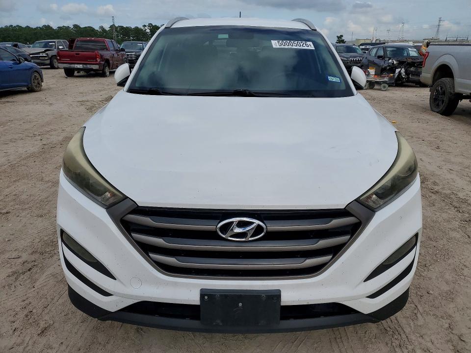 2016 Hyundai Tucson VIN KM8J33A45GU145709 COPART salvage auction — REAR END, Tx - Salvage Vehicle Title, sold $1,900 on 2026-07-10 (photo 5)