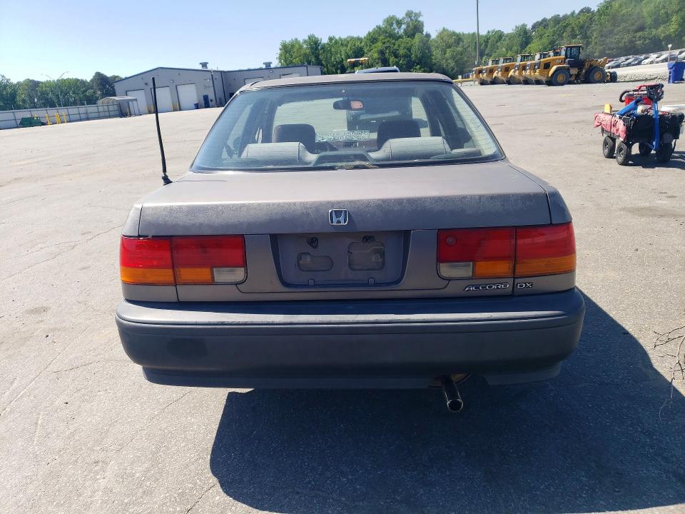 1992 Honda Accord VIN 1HGCB7541NA201517 COPART salvage auction — FRONT END, Nc - Salvage Certificate Of Title, sold $275 on 2026-07-02 (photo 6)