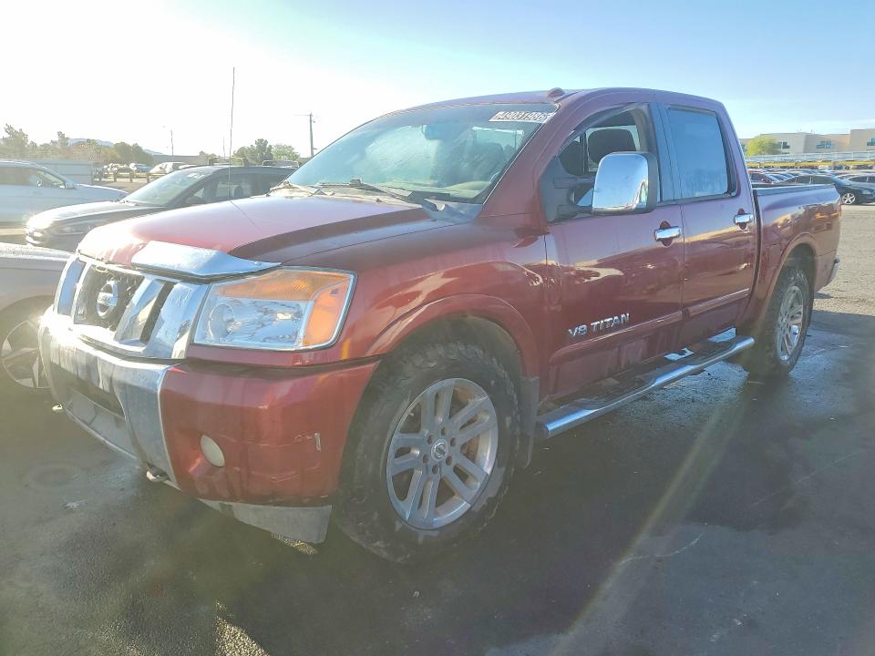 2014 Nissan TITAN VIN 1N6AA0EC1EN501815 COPART salvage auction — FRONT END, Az - Certificate Of Title, sold $850 on 2026-07-08 (photo 1)
