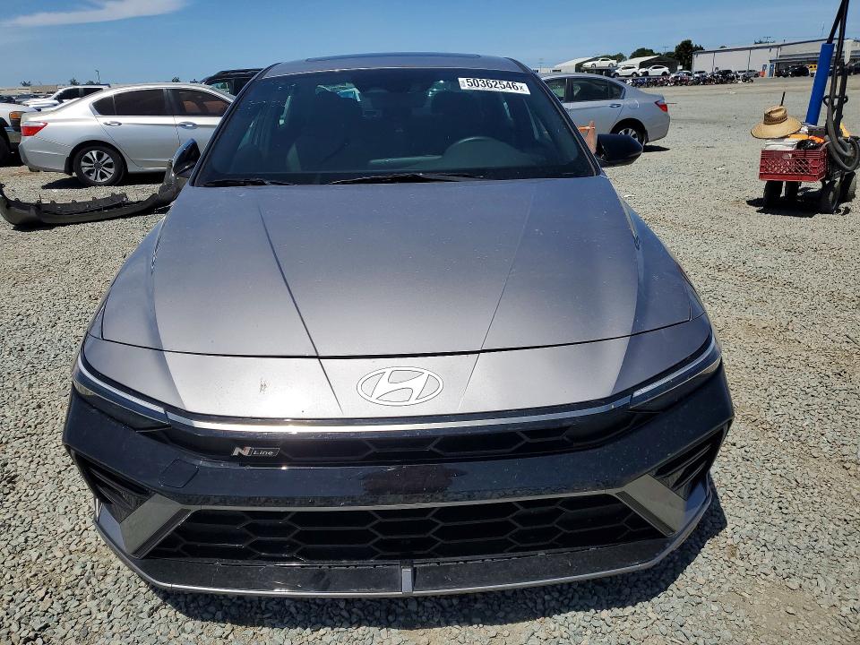 2025 Hyundai Elantra VIN KMHLR4DF0SU996142 COPART salvage auction — REAR END, Ca - Salvage Certificate, sold $8,600 on 2026-07-24 (photo 5)