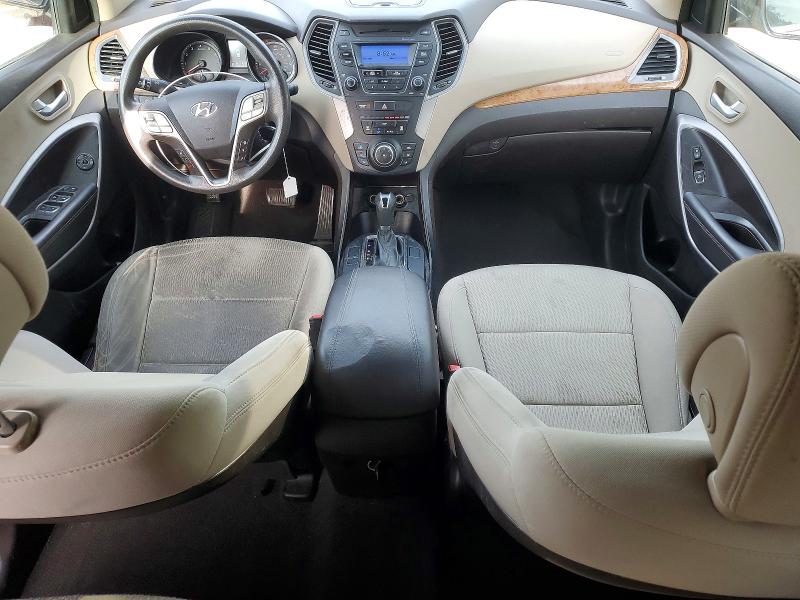 2015 Hyundai Santa fe VIN 5XYZT3LB4FG290176 COPART salvage auction — FRONT END, Va - Cert Of Title - Salvage, sold $1,100 on 2026-07-28 (photo 8)