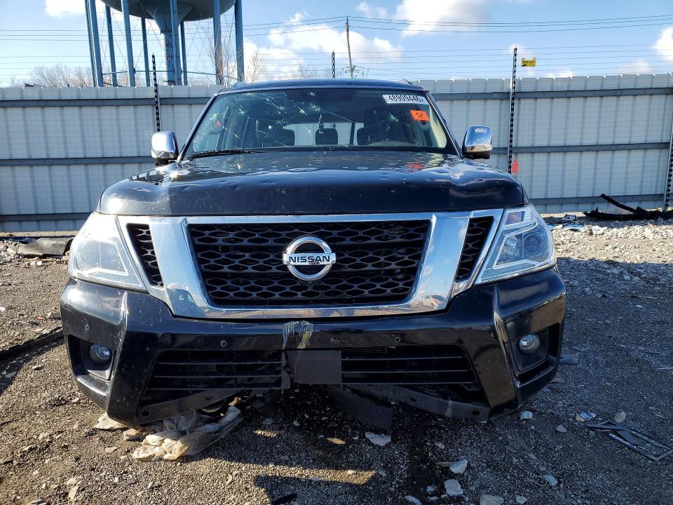 2020 Nissan Armada VIN JN8AY2ND4L9107688 COPART salvage auction — FRONT END, Il - Salvage Certificate, sold $3,150 on 2026-07-31 (photo 5)