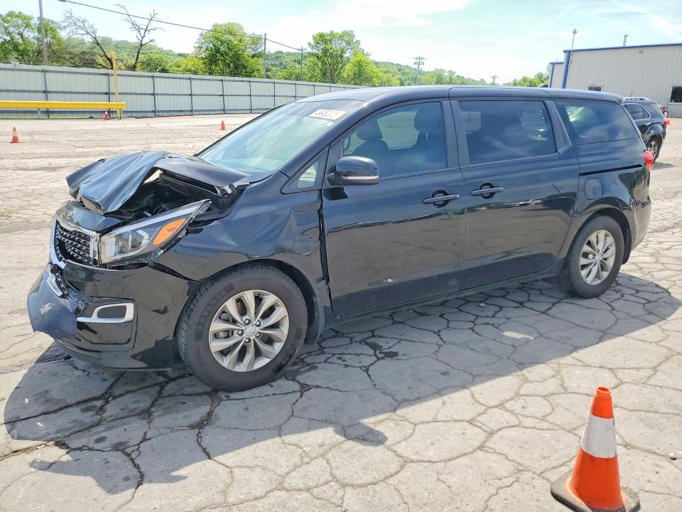2019 Kia SEDONA VIN KNDMB5C10K6534502 COPART salvage auction — FRONT END, IN - CERTIFICATE OF TITLE, sold $1,950 on 2026-07-15 (photo 1)