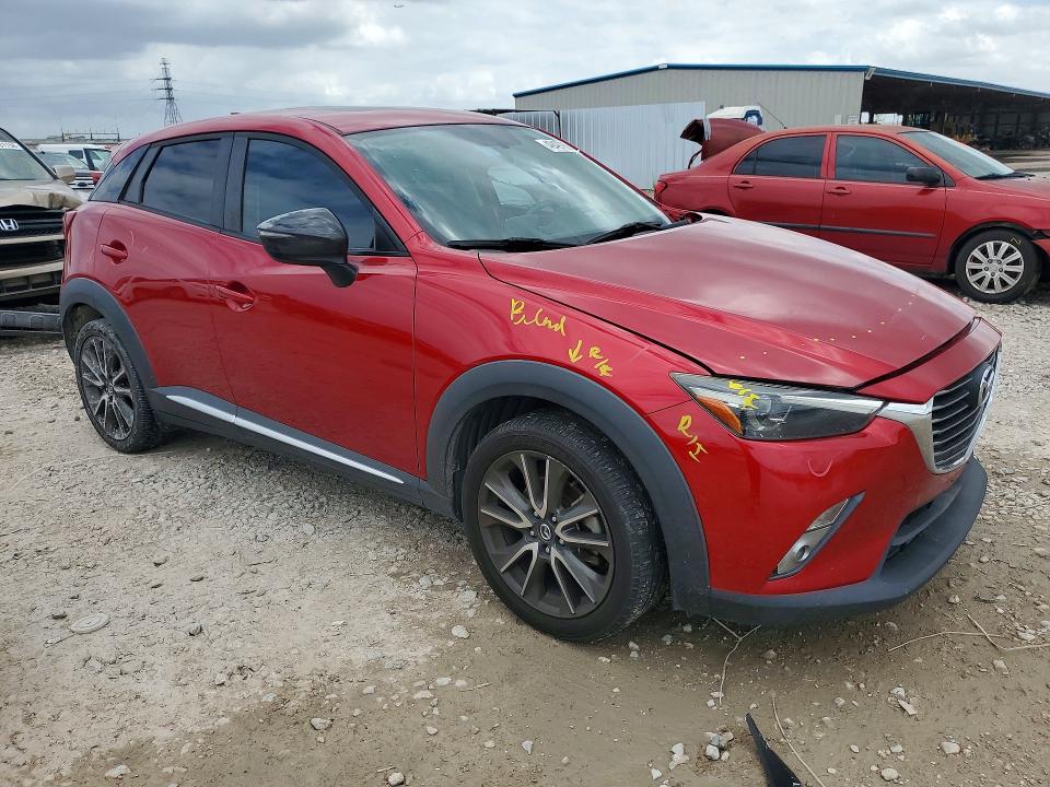 2016 Mazda Cx-3 VIN JM1DKBD78G0125501 COPART salvage auction — SIDE, TX - SALVAGE VEHICLE TITLE, sold $3,400 on 2026-07-10 (photo 4)