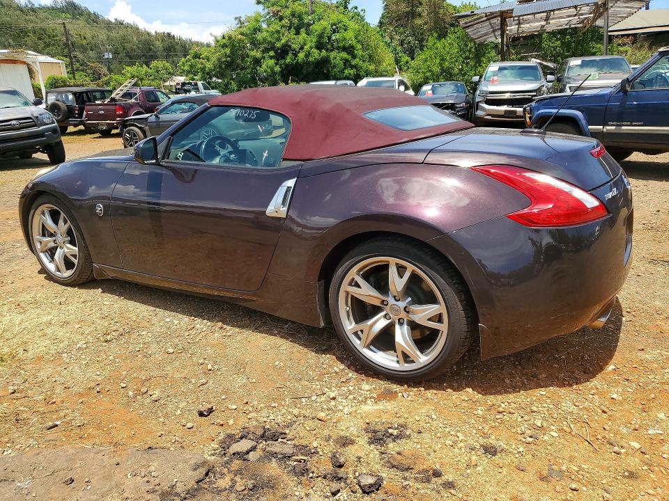 2012 Nissan 370z VIN JN1AZ4FH3CM370275 COPART salvage auction — MINOR DENT/SCRATCHES, HI - CERT OF TITLE-REPOSSESSION, sold $6,800 on 2026-07-27 (photo 2)