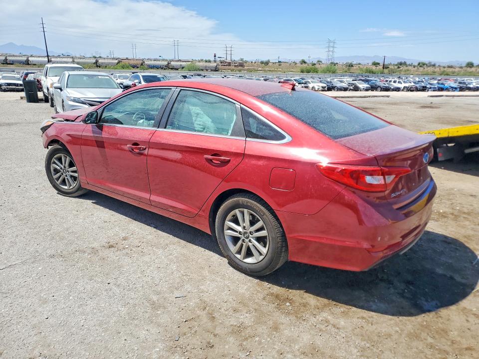 2015 Hyundai Sonata VIN 5NPE24AF0FH187696 COPART salvage auction — FRONT END, Az - Cert Of Title - Salvage, sold $575 on 2026-07-10 (photo 2)