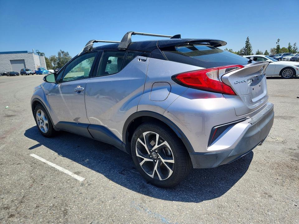 2019 Toyota C-hr VIN JTNKHMBX6K1032494 COPART salvage auction — FRONT END, Ca - Salvage Certificate, sold $4,500 on 2026-07-14 (photo 2)