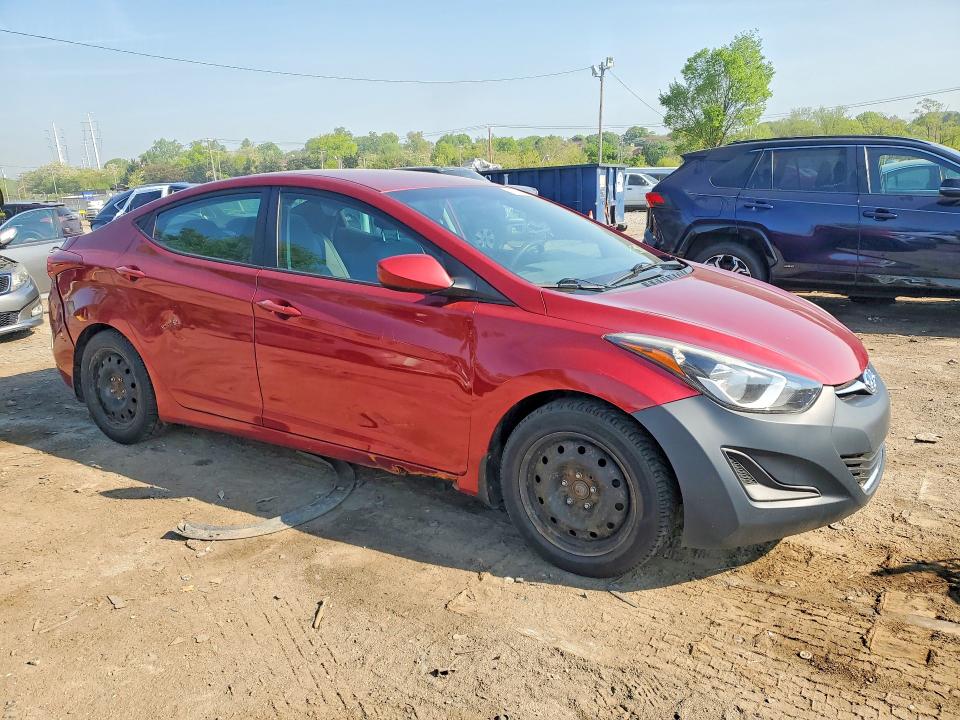 2014 Hyundai Elantra VIN 5NPDH4AE3EH541355 COPART salvage auction — SIDE, Ny - Certificate Of Title, sold $650 on 2026-07-02 (photo 4)