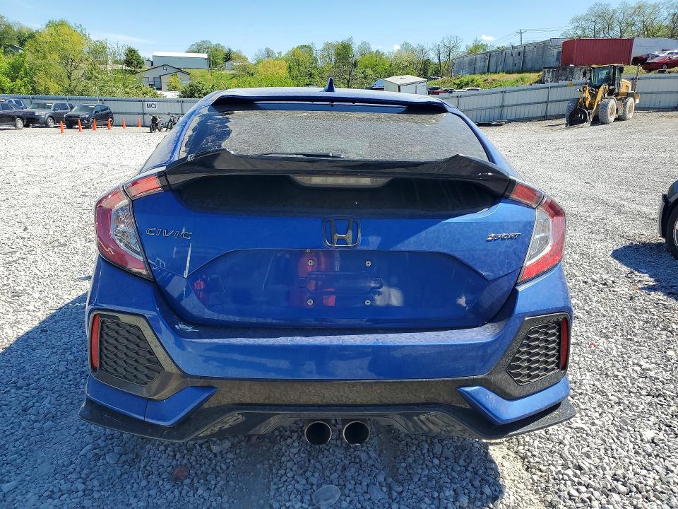 2018 Honda Civic VIN SHHFK7H42JU206569 COPART salvage auction — FRONT END, Oh - Cert Of Title-Salvage, sold $200 on 2026-07-31 (photo 6)