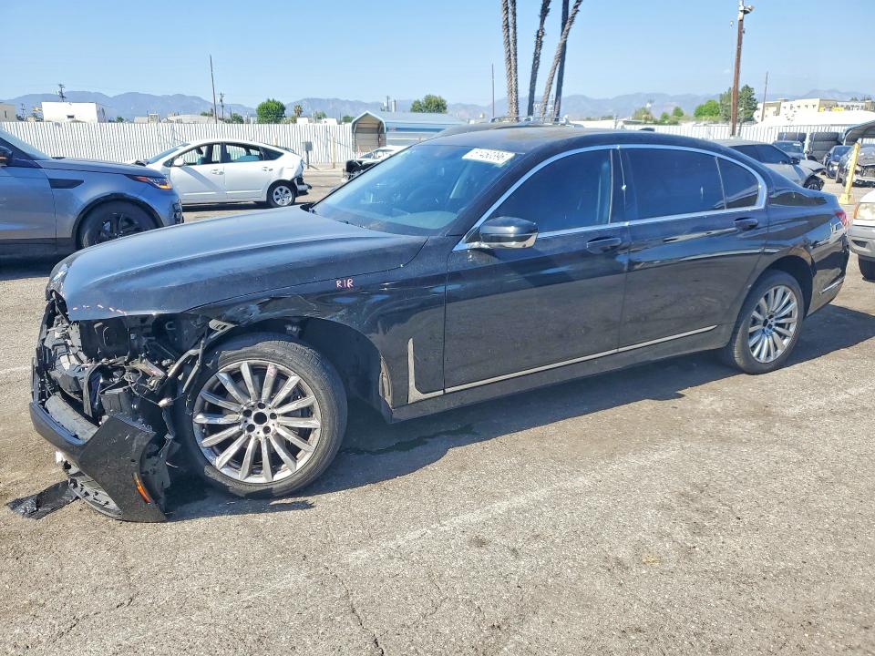 2022 BMW 7er VIN WBA7T2C08NCH89744 COPART salvage auction — FRONT END, CA, sold $3,400 on 2026-07-28 (photo 1)