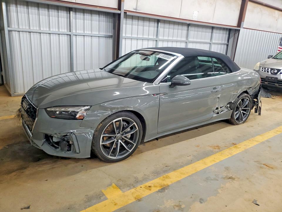 2020 Audi A5 VIN WAU3NGF58LN003789 COPART salvage auction — FRONT END, On - Permit No Brand - Unfit, sold $1,600 on 2026-07-29 (photo 1)