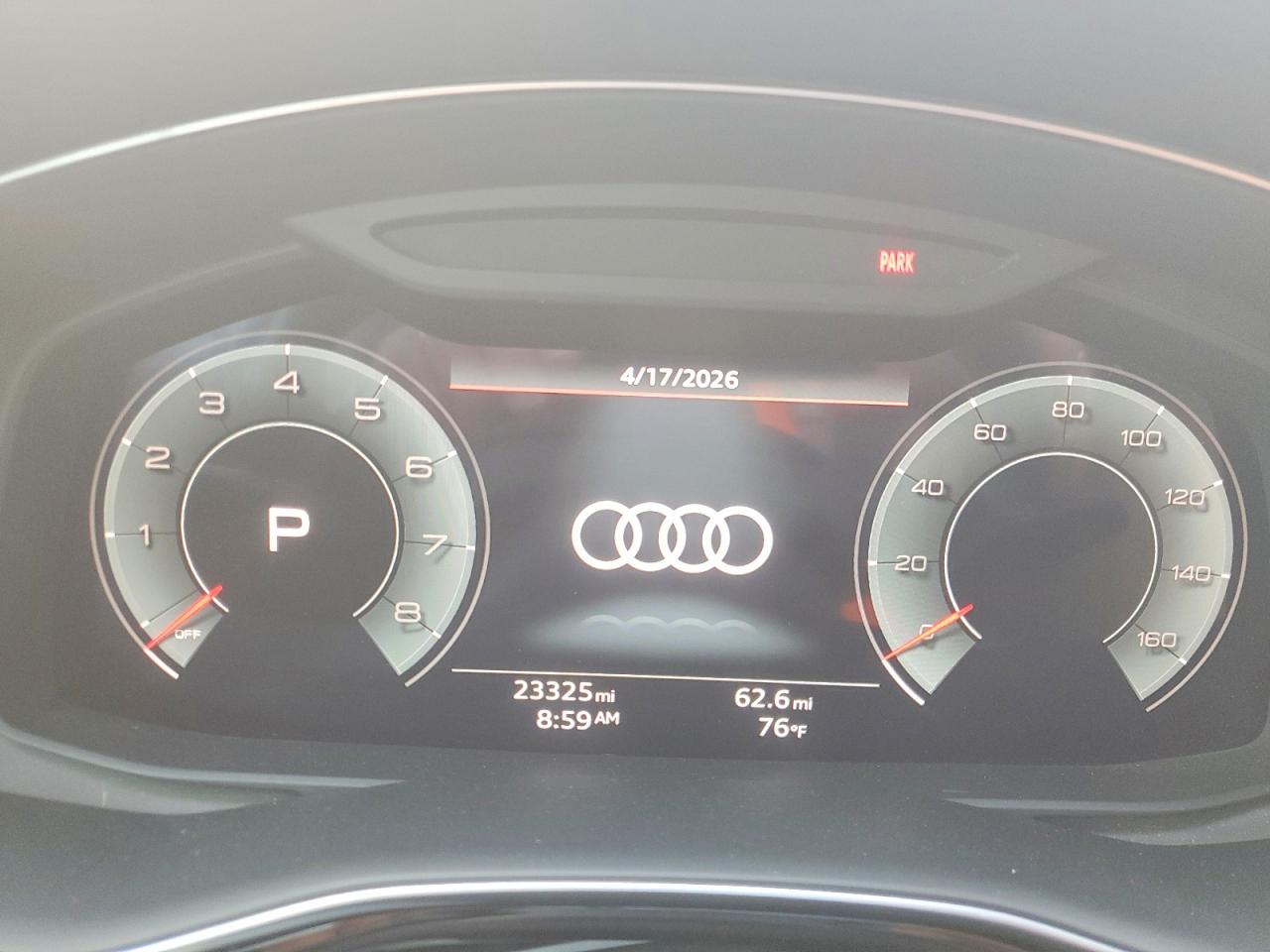2022 Audi Q8 VIN WA1EVBF1XND031804 COPART salvage auction — Front End, TX - SALVAGE VEHICLE TITLE, sold $23,200 on 2026-07-02 (photo 9)