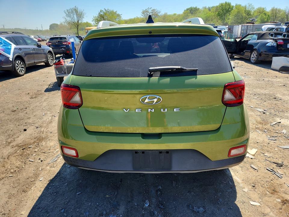 2022 Hyundai Venue VIN KMHRC8A32NU154159 COPART salvage auction — FRONT END, Md - Cert Of Salvage > 75% Damage, sold $1,900 on 2026-07-23 (photo 6)