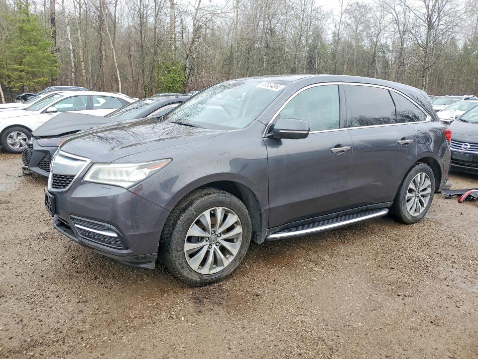 2014 Acura Mdx VIN 5FRYD4H68EB501555 — COPART salvage auction photo