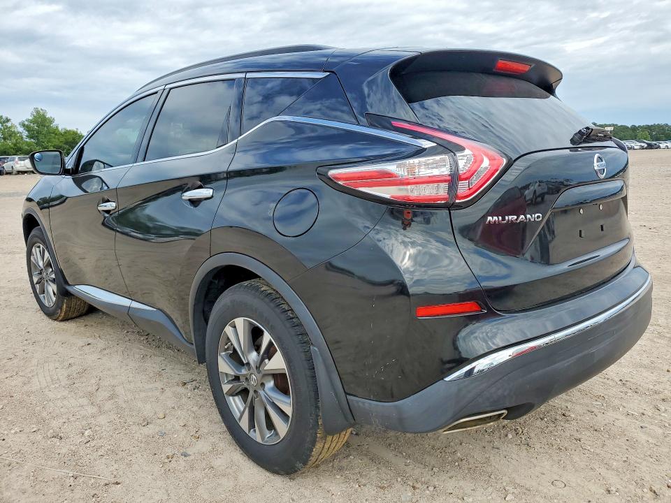 2016 Nissan Murano VIN 5N1AZ2MG0GN138952 COPART salvage auction — WATER/FLOOD, Fl - Cert Of Title-Slvg Rebld Flood, sold $2,100 on 2026-07-02 (photo 2)