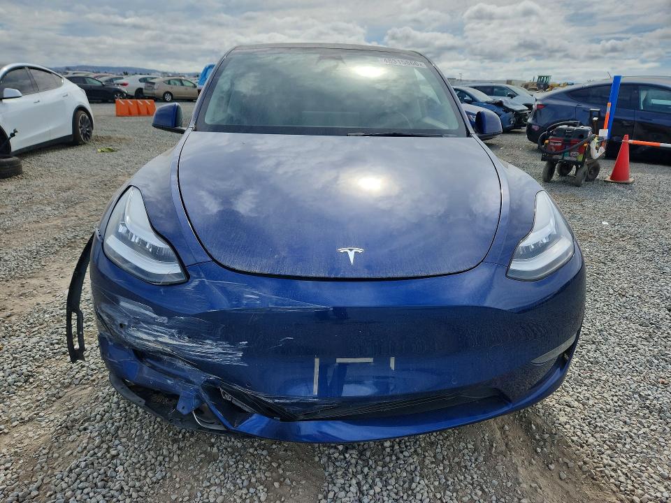 2022 Tesla Model y VIN 7SAYGDEEXNA021778 COPART salvage auction — FRONT END, Ca - Salvage Certificate, sold $8,100 on 2026-07-24 (photo 5)