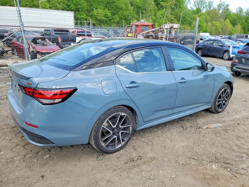 2025 Nissan Sentra VIN 3N1AB8DV2SY208167 COPART salvage auction — FRONT END, Md - Cert Of Salvage > 75% Damage, sold $6,000 on 2026-07-02 (photo 3)