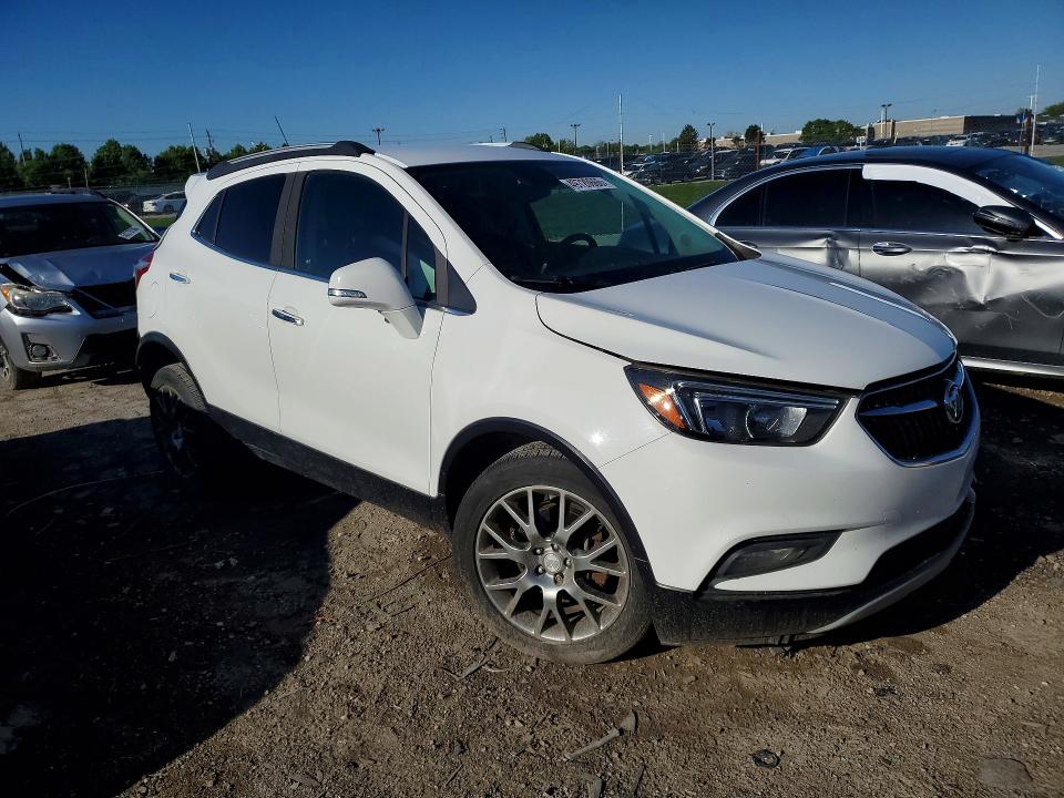 2017 Buick Encore VIN KL4CJ1SB3HB049251 COPART salvage auction — REAR END, MI - CERTIFICATE OF TITLE, sold $2,550 on 2026-07-28 (photo 4)