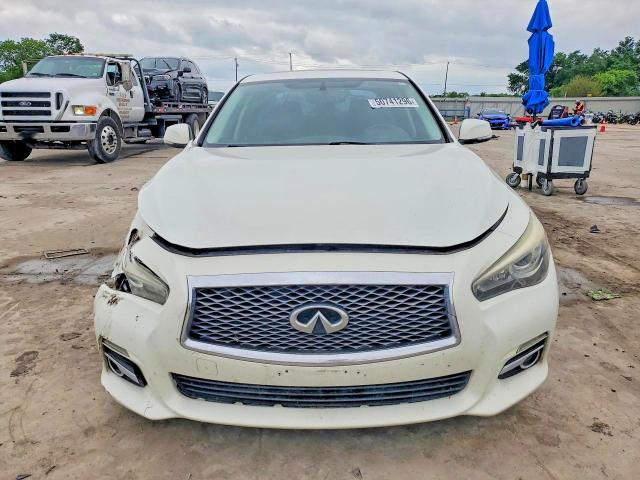 2015 Infiniti Q50 VIN JN1BV7AR5FM399766 COPART salvage auction — FRONT END, Tx - Salvage Vehicle Title, sold $2,400 on 2026-07-09 (photo 5)