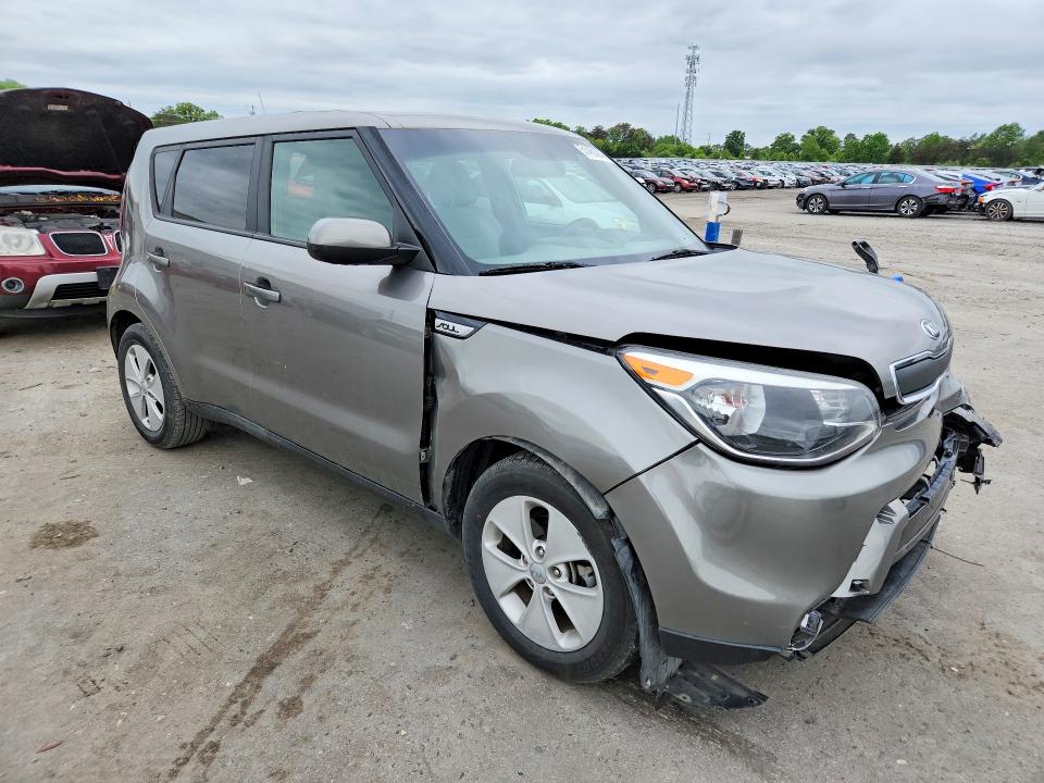 2016 Kia Soul VIN KNDJN2A2XG7360458 COPART salvage auction — FRONT END, Va - Cert Of Title - Salvage, sold $850 on 2026-07-02 (photo 4)